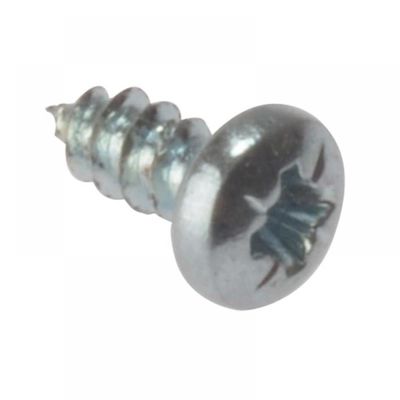 Forgefix Self-Tapping Screw Pozi Pan Head Zp 5/8In X 6 Box 200 - Grey