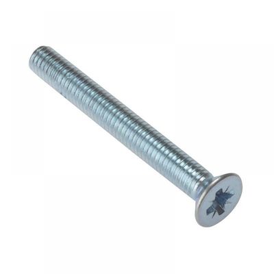 Forgefix 25MSCSK620 Machine Screw Pozi Compatible Csk Zp M6 X 20Mm Bag 25