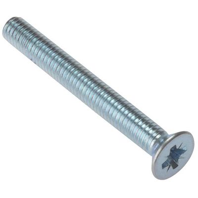 Forgefix 25MSCSK620 Machine Screw Pozi Compatible Csk Zp M6 X 20Mm Bag 25 - Thumbnail 2