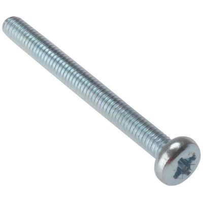 Forgefix 25MSPH630 Machine Screw Pozi Compatible Pan Head Zp M6 X 30Mm Bag 25 - Thumbnail 2