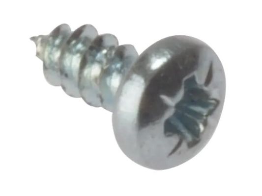 Fandf STPP126ZP Self Tapping Screw - Pan Head - Zinc Plated 1/2in X 6 (Box Of 200) - Thumbnail 2
