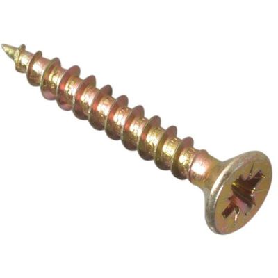 Forgefix MPS325Y Multi-Purpose Pozi Compatible Screw Csk St Zyp 3.0 X 25Mm Box 200 - Thumbnail 2