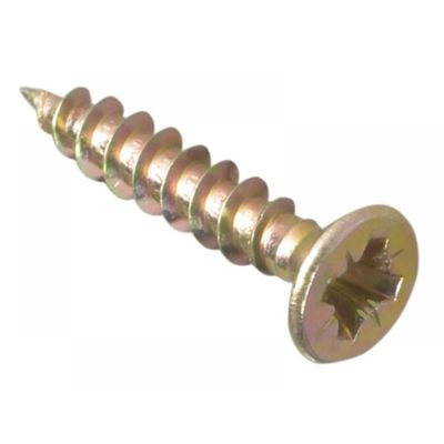 Forgefix MPS3525Y Multi-Purpose Pozi Compatible Screw Csk St Zyp 3.5 X 25Mm Box 200