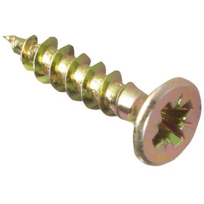 Forgefix MPS415Y Multi-Purpose Pozi Compatible Screw Csk St Zyp 4.0 X 15Mm Box 200 - Thumbnail 2