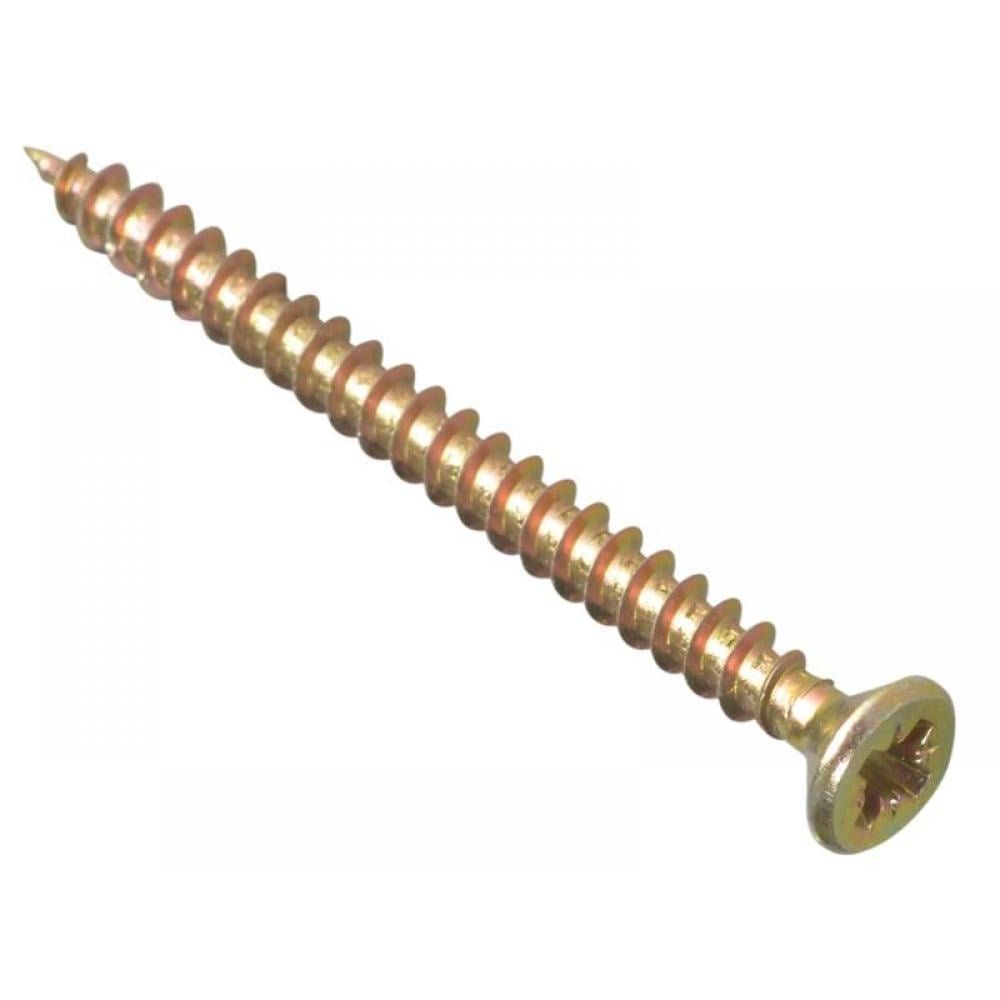 ForgeFix Multi-Purpose Screw 4.0 x 50mm ZYP Qty 200 - Image 1
