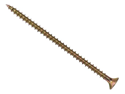 Forgefix MPS590Y Multi-Purpose Pozi Compatible Screw Csk St Zyp 5.0 X 90Mm Box 100