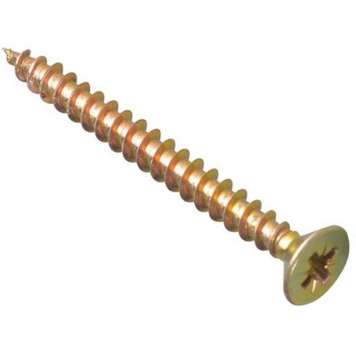 Forgefix MPS650Y Multi-Purpose Pozi Compatible Screw Csk St Zyp 6.0 X 50Mm Box 100 - Thumbnail 2