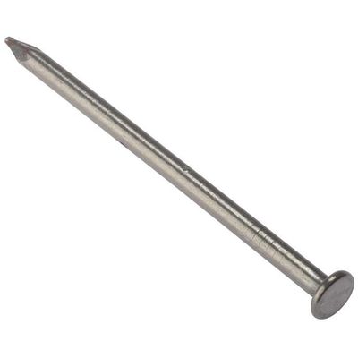 Forgefix 500NLRH25B Round Head Nail Bright Finish 25Mm Bag Of 500G - Thumbnail 2