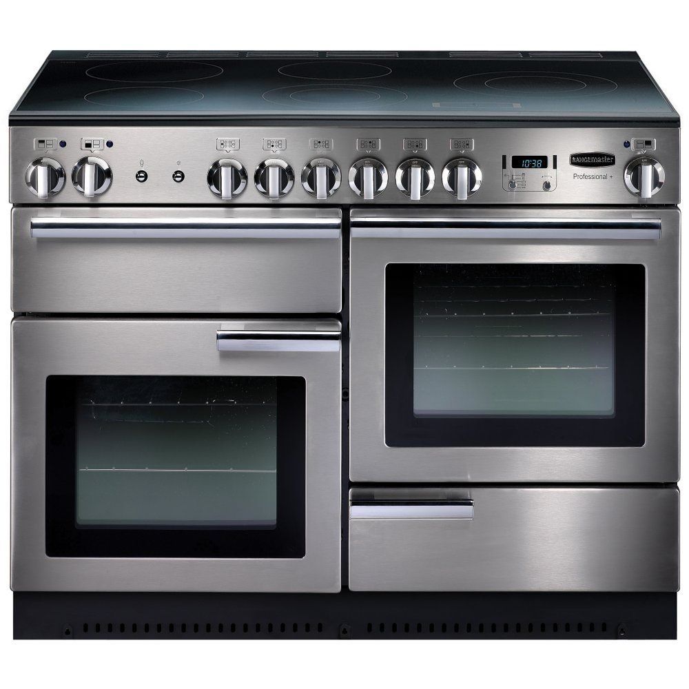 Rangemaster PROP110ECSSC Professional Plus 110cm Electric Range Cooker - Stainless Steel - Image 1