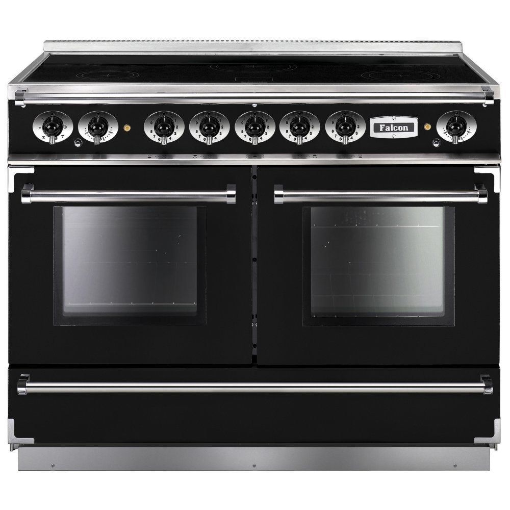 Falcon FCON1092EIBLC-EU Continental 110cm Electric Range Cooker with Induction Hob - Black - Image 1