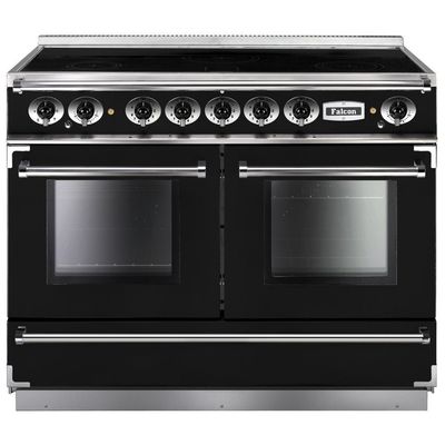 Falcon FCON1092EIBLC-EU Continental 110cm Electric Range Cooker with Induction Hob - Black