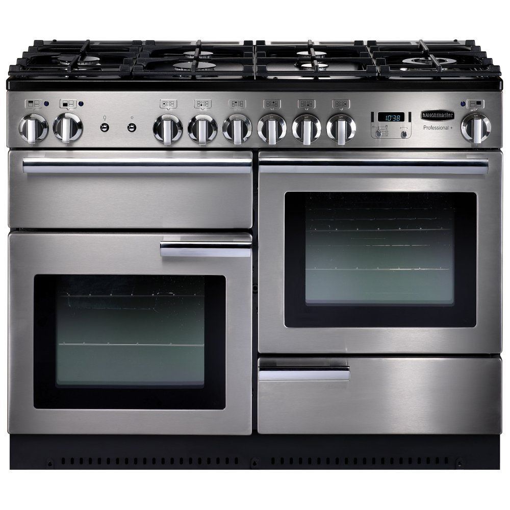 Rangemaster PROP110NGFSSC Professional Plus 110cm Gas Range Cooker - Stainless Steel - Image 1