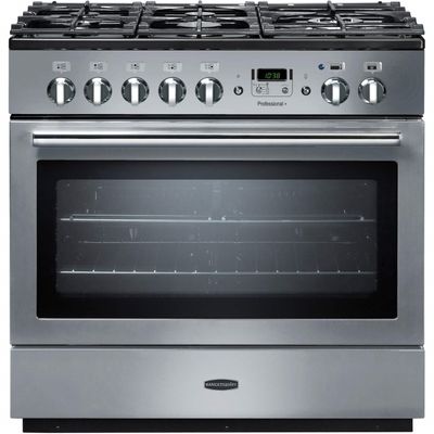 Rangemaster PROP90FXDFFSS/C Professional Plus FX 90cm Dual Fuel Range Cooker 89060 - STAINLESS STEEL
