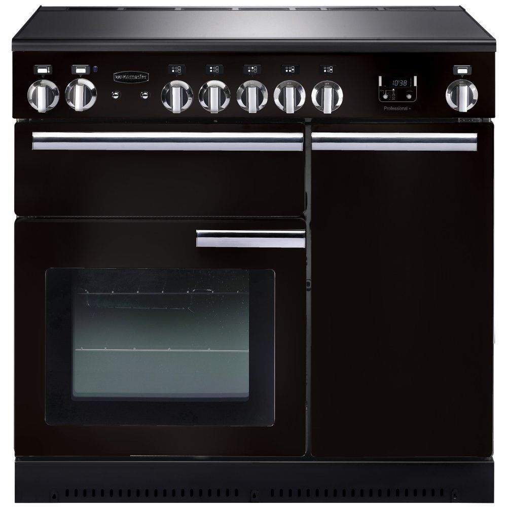 Rangemaster PROP90EIGBC Professional Plus 90cm Electric Induction Range Cooker - Black - Image 1
