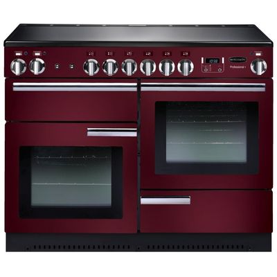 Rangemaster PROP110EICY/C Professional Plus 110cm Induction Range Cooker 91790 - CRANBERRY