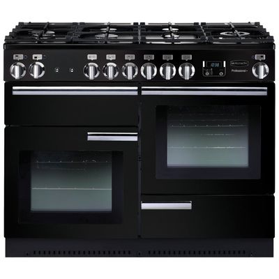 Rangemaster PROP110NGFGBC Professional Plus 110cm Gas Range Cooker - Black