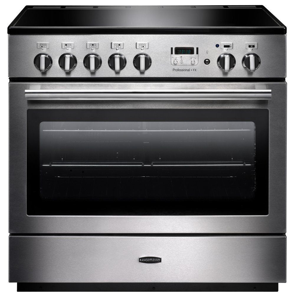Rangemaster PROP90FXEISSC Professional Plus FX 90cm Induction Range Cooker - Stainless Steel - Image 1