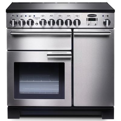 Rangemaster PDL90EISSC Professional Deluxe 90cm Electric Induction Range Cooker - Stainless Steel