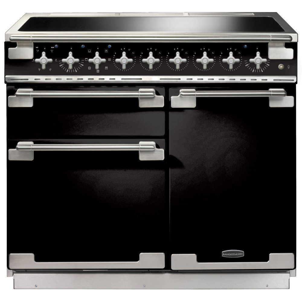 Rangemaster ELS100EIGB Elise 100cm Induction Range Cooker 100160 - BLACK - Image 1