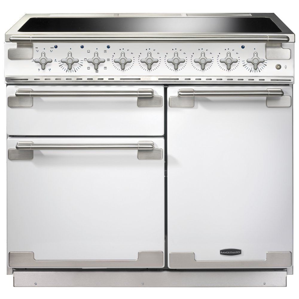 Rangemaster ELS100EIWH Elise 100cm Induction Range Cooker 100210 - WHITE - Image 1