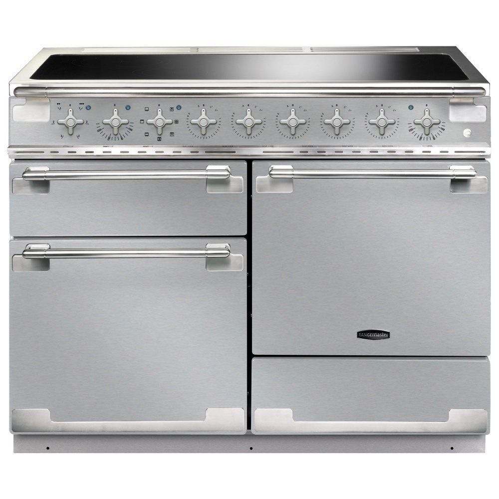 Rangemaster ELS110EISS Elise 110cm Electric Range Cooker with Induction Hob - Stainless Steel - Image 1