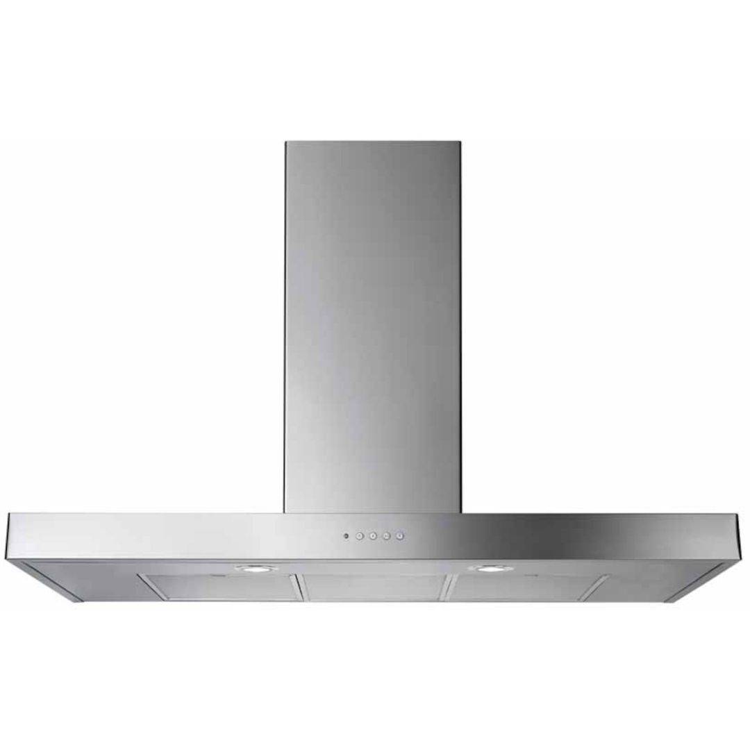 Rangemaster UNBHDS90SS 90cm Flat Chimney Hood - STAINLESS STEEL - Image 1