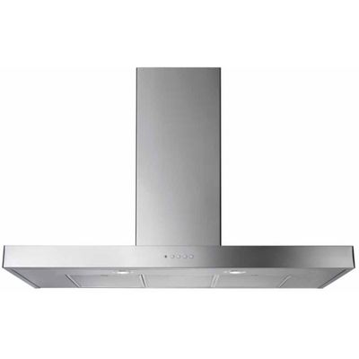 Rangemaster UNBHDS90SS 90cm Flat Chimney Hood - STAINLESS STEEL