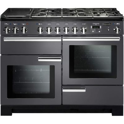 Rangemaster PDL110DFFSLC Professional Deluxe 110cm Dual Fuel Range Cooker - Slate Grey