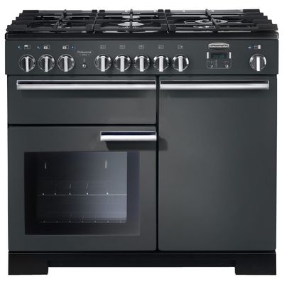 Rangemaster PDL100DFFSL/C Professional Deluxe 100cm Dual Fuel Range Cooker 105930 - SLATE