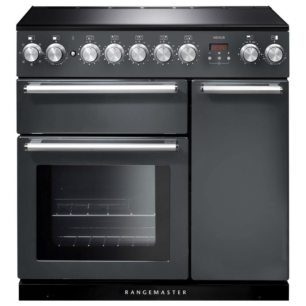 Rangemaster NEX90EISL/C Nexus 90cm Induction Range Cooker 106180 - SLATE - Image 1
