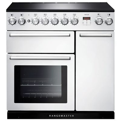 Rangemaster NEX90EIWH/C Nexus 90cm Induction Range Cooker 106200 - WHITE