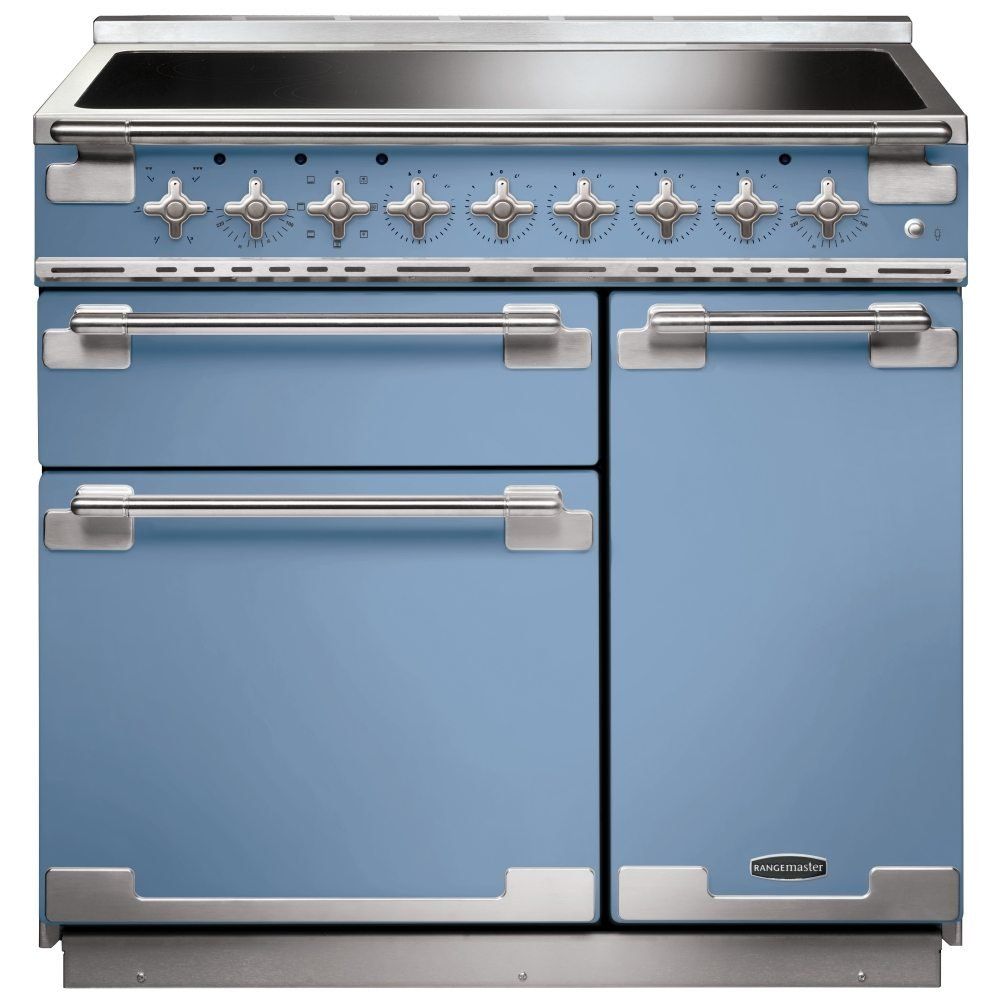 Rangemaster ELS90EICA Elise 90cm Induction Range Cooker 107890 - CHINA BLUE - Image 1