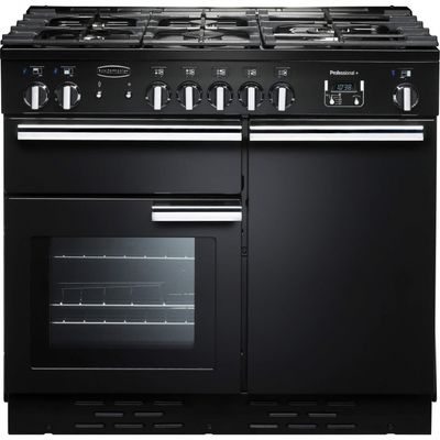 Rangemaster PROP100NGFGB/C Professional Plus 100cm Gas Range Cooker 111780 - BLACK