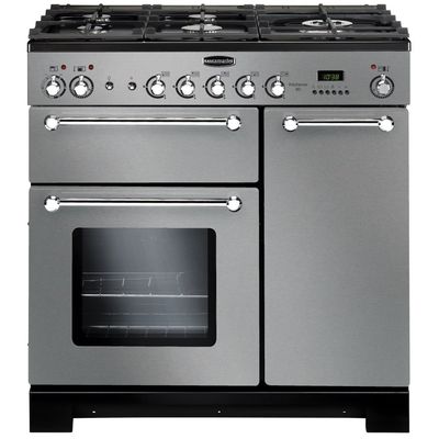 Rangemaster KCH90NGFSSC Kitchener 90cm Gas Range Cooker - Stainless Steel