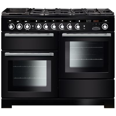 Rangemaster EDL110DFFBL/C Encore 110cm Deluxe Dual Fuel Range Cooker 117260 - BLACK