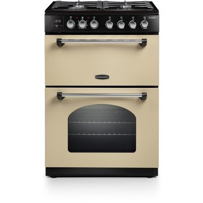 Rangemaster CLA60DFFCR/C Classic 60cm Freestanding Dual Fuel Cooker - CREAM