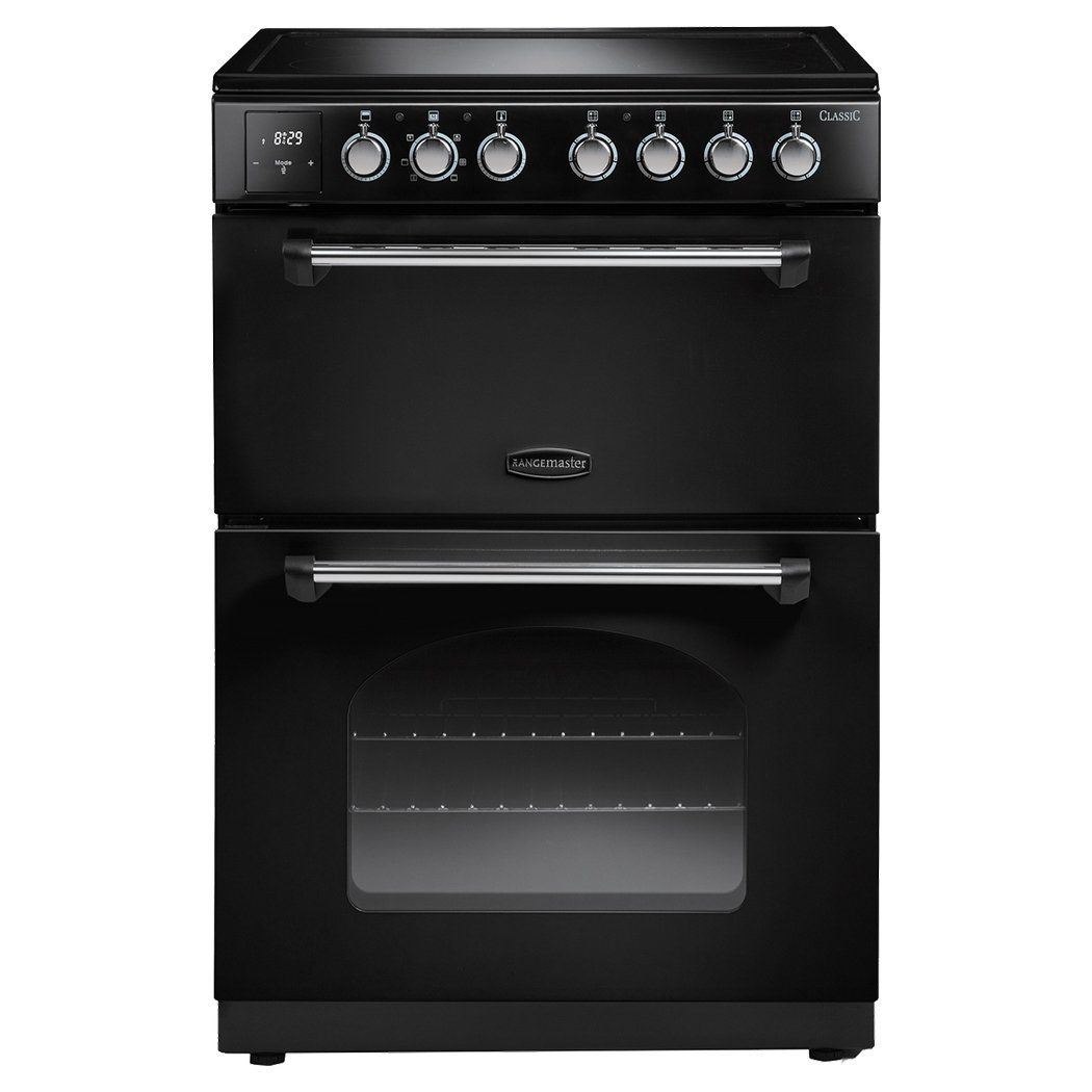Rangemaster CLA60EIBLC Classic 60cm Electric Induction Cooker - Black - Image 1