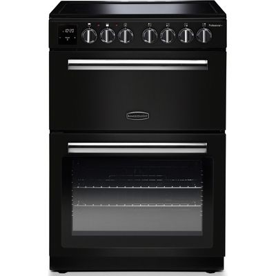 Rangemaster PROPL60ECBLC Professional Plus 60cm Electric Cooker - Black and Chrome