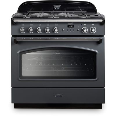 Rangemaster CLAS90FXDFFSL/C Classic FX 90cm Dual Fuel Range Cooker 12824 - SLATE