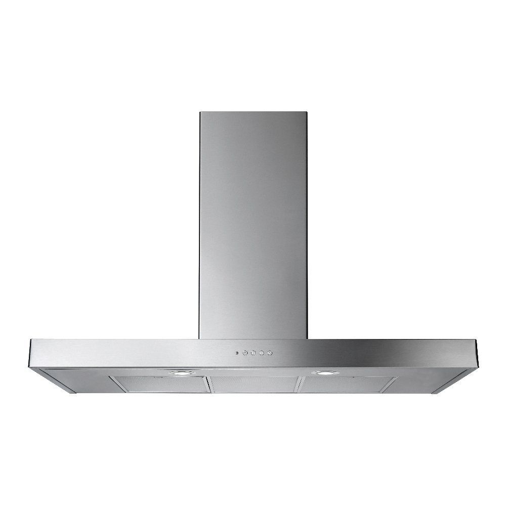 Rangemaster 100cm Flat Chimney Hood UHDF100SS/ Stainless Steel - Image 1