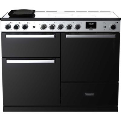 Rangemaster Edge Deluxe 110cm Induction Range Cooker - Black Glass