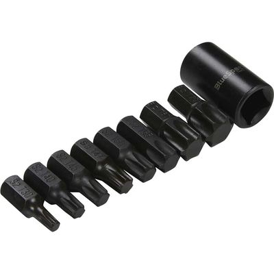 Bluespot 9 Piece 1/2" Drive Impact Torx Socket Bit Set 1/2"