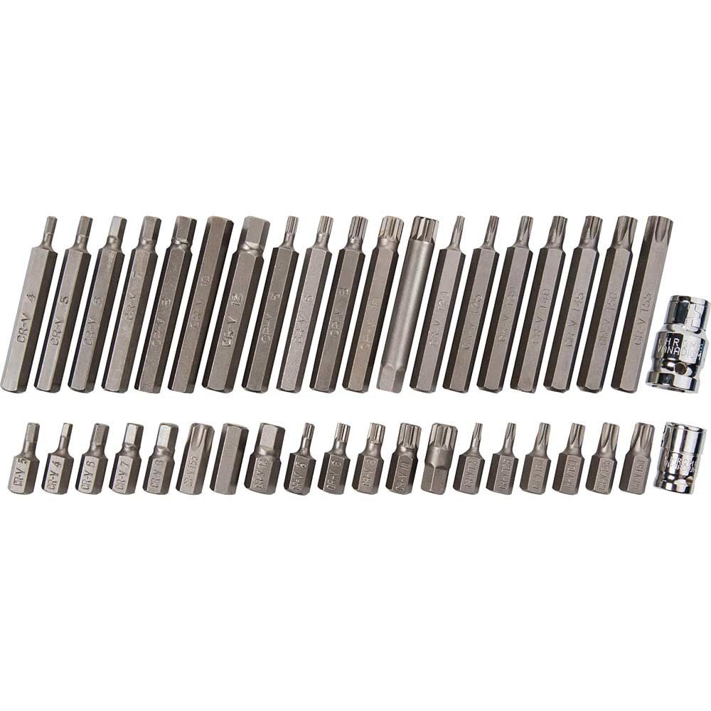 BlueSpot 40 Piece Mixed Hex, Spline and Torx Socket Bit Set - Image 1
