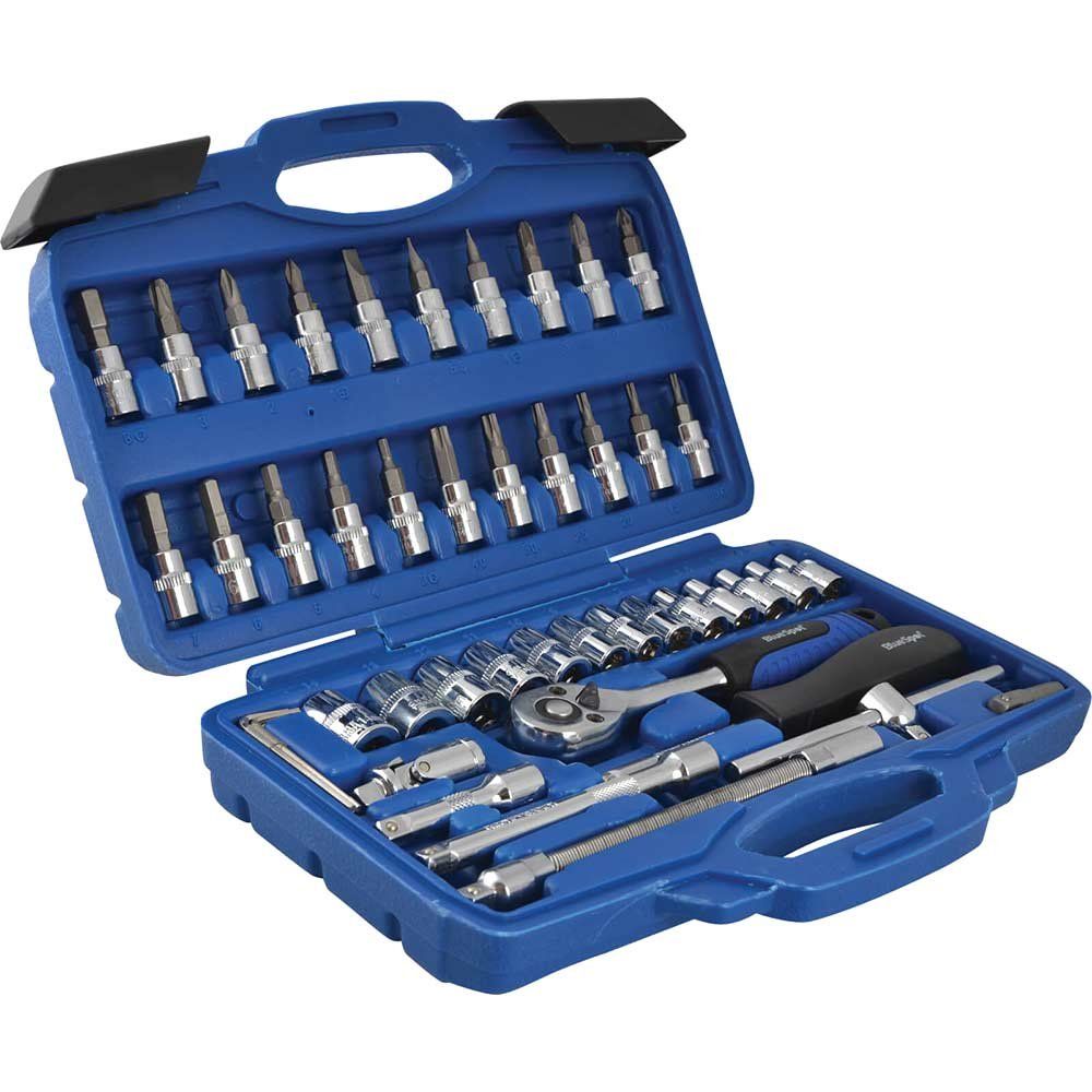 BlueSpot 46 Piece 1/4" Drive Socket and Bit Set Metric 1/4" - Image 1