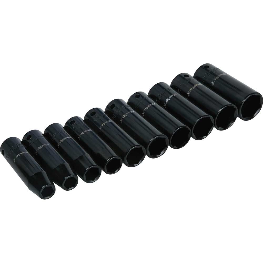 BlueSpot 10 Piece 1/2" Drive Deep Impact Socket Set Metric 1/2" - Image 1
