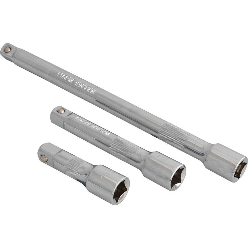 BlueSpot 3 Piece 1/2" Drive Socket Extension Bar Set 1/2" - Image 1