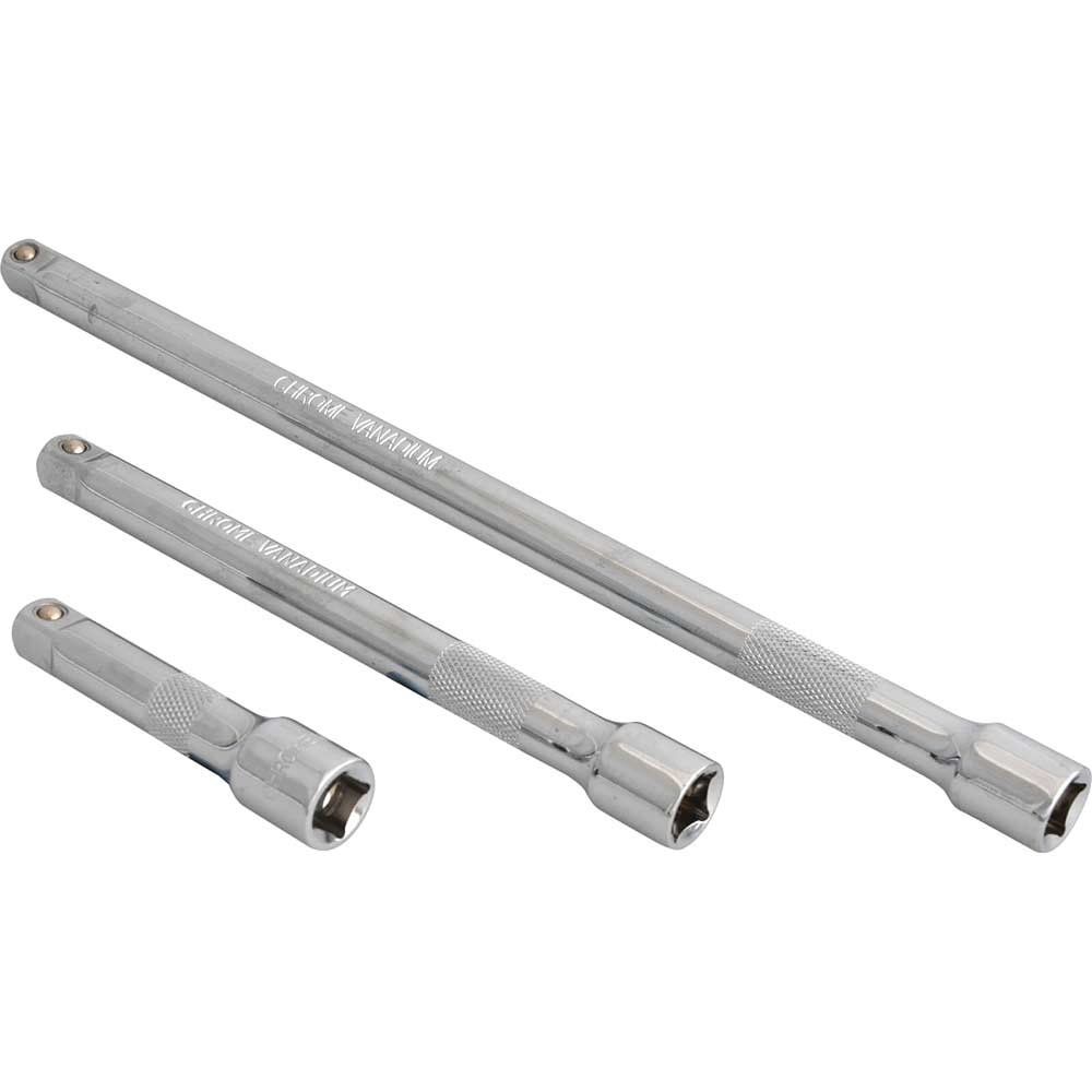 BlueSpot 3 Piece 3/8" Drive Socket Extension Bar Set 3/8" - Image 1