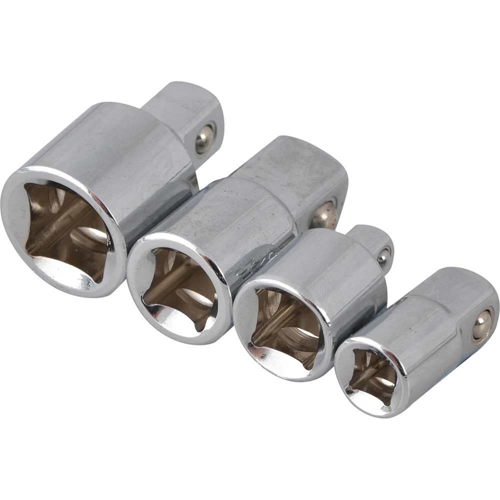 Bluespot 4 Piece Square Drive Socket Adaptor Set - Image 1