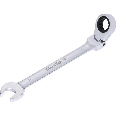 Bluespot Flexible Head Ratchet Spanner 17mm