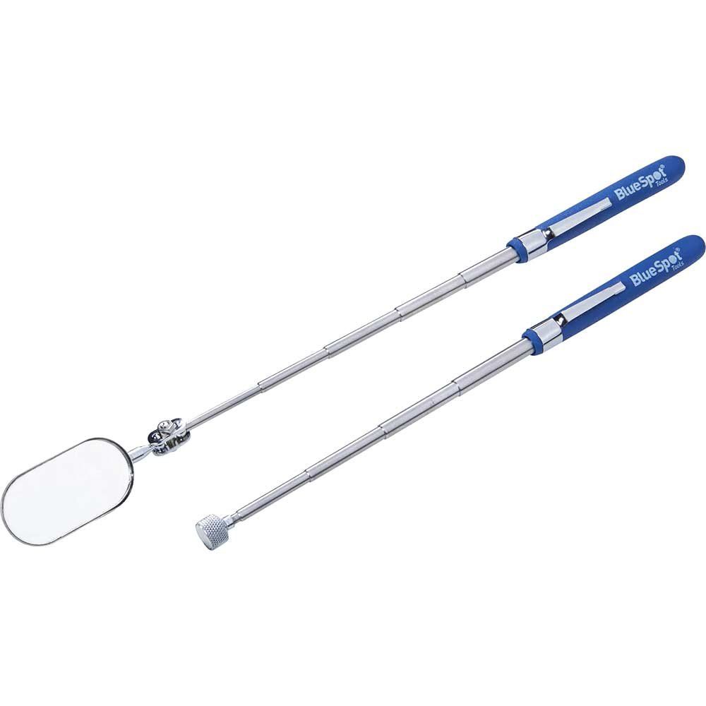 Bluespot 2 Piece Inspection Mirror And Pickup Tool Set - Image 1